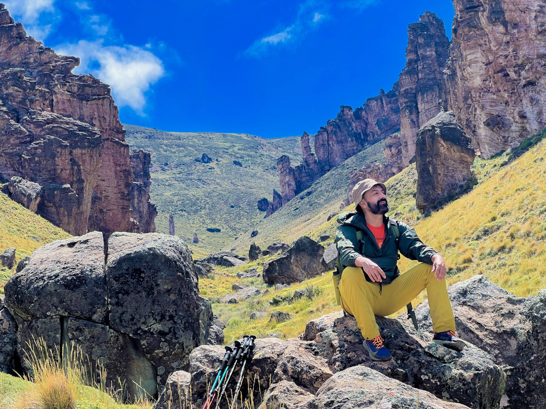 Angelo en la montaña